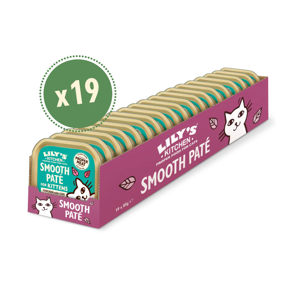 Chicken with Cod Paté for Kittens (19 x 85g)