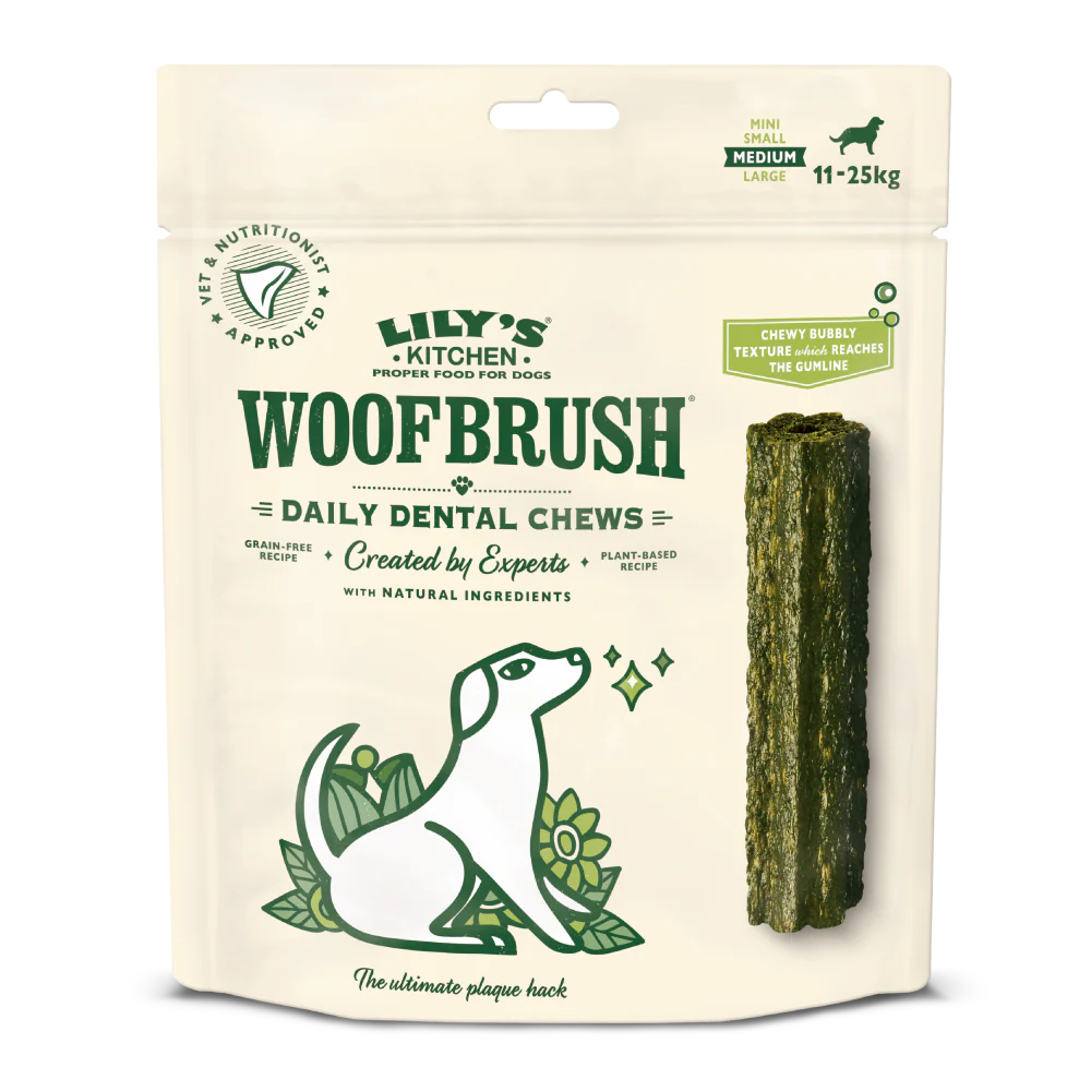 Medium Woofbrush Dental Chew (196g multipack)