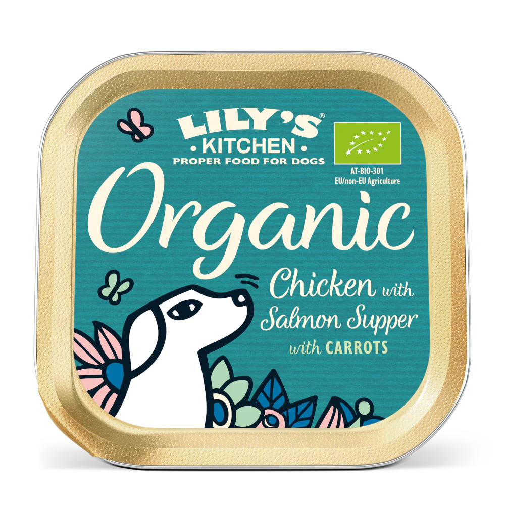 Organic Chicken with Salmon Supper 150g