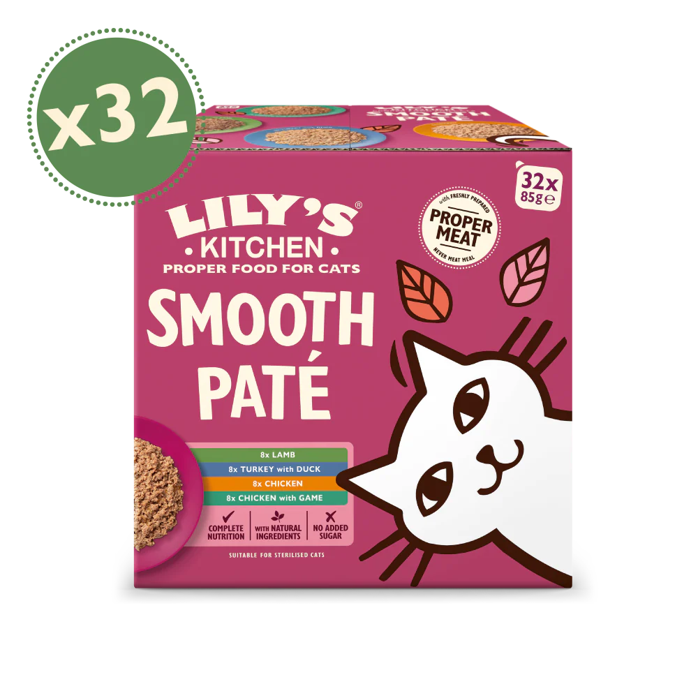 Paté Selection Multipack for Cats (32 x 85g)