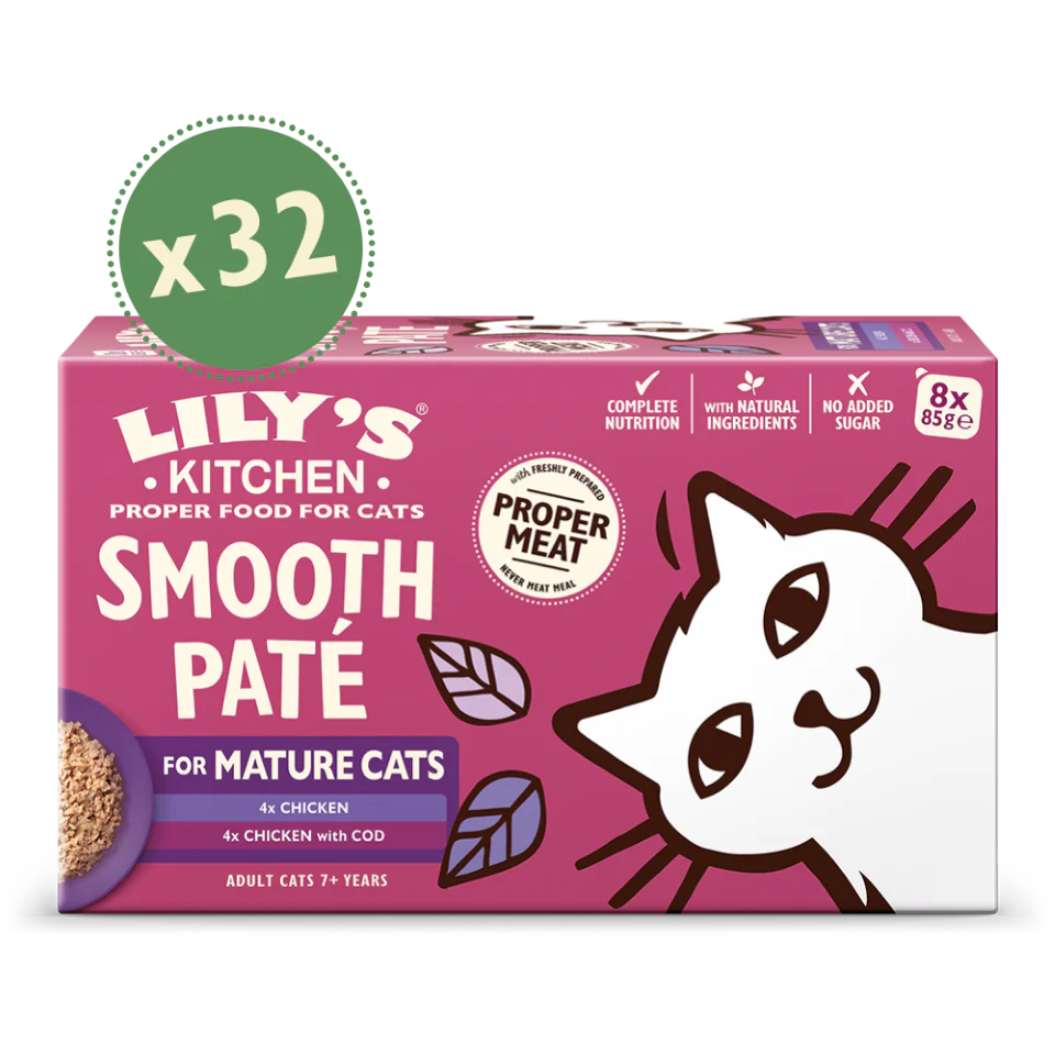 Paté Selection Multipack for Mature Cats (32 x 85g)