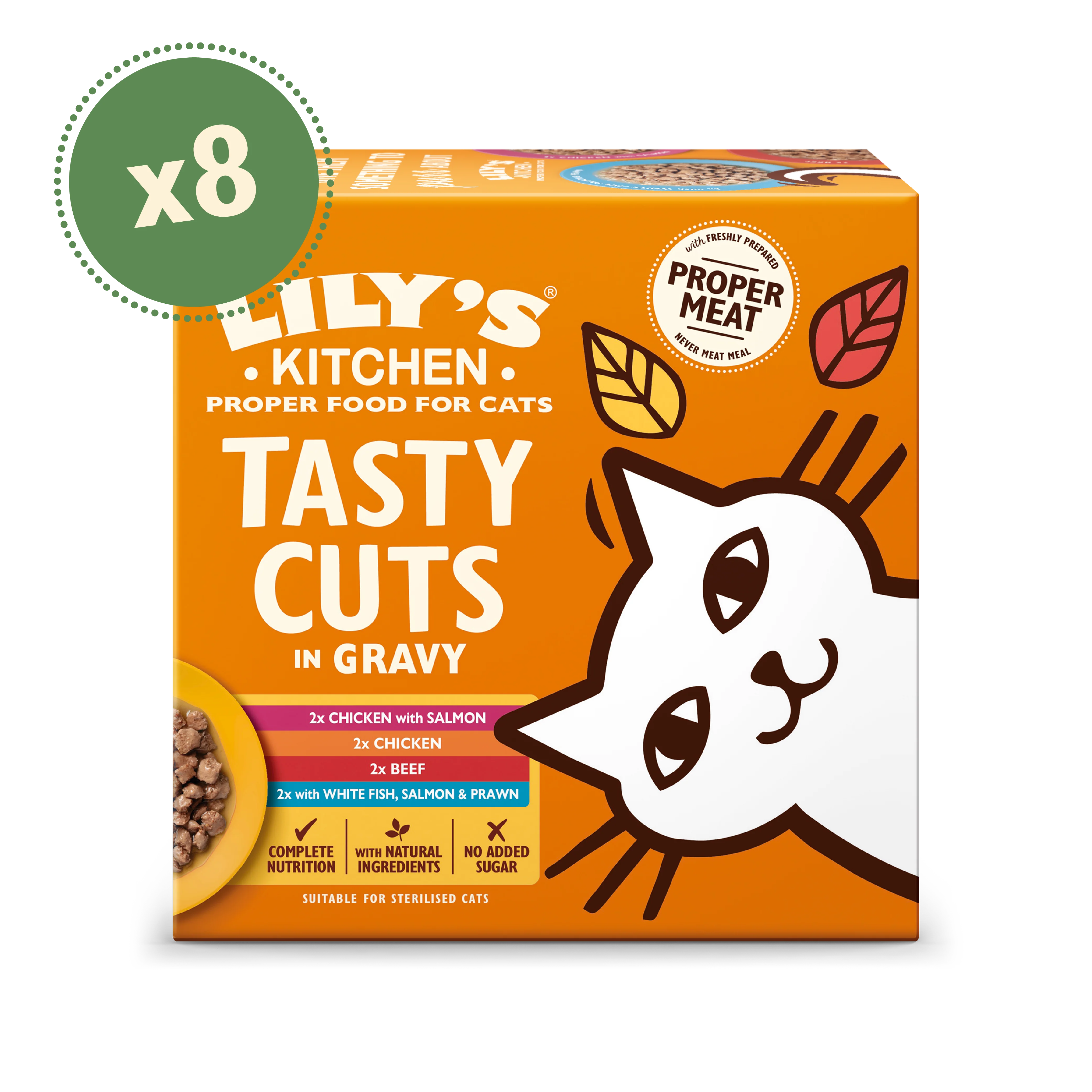 Tasty Cuts in Gravy Multipack (8 x 85g)
