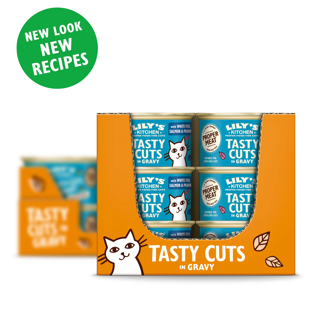 With White Fish, Salmon & Prawn Tasty Cuts in Gravy (18 x 85g) - Image 2