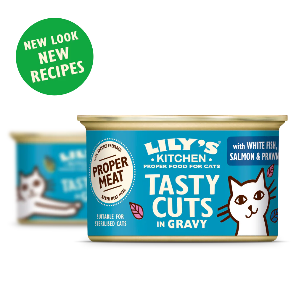 With White Fish, Salmon & Prawn Tasty Cuts in Gravy (85g) - Image 2